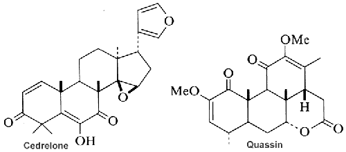 cedrelone, quassin