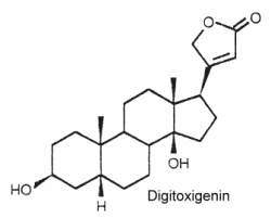 Cardenolides : digitoxigenin