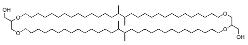 Dialkyl glycerol tetraether