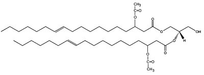 di(acetoxy-11-octadecenoy) glycerol