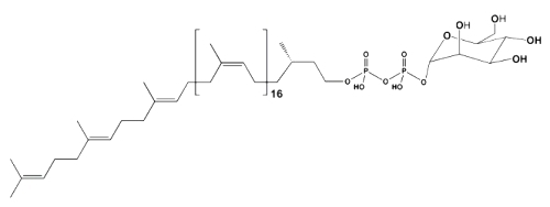 glycosylated diphosphoprenol