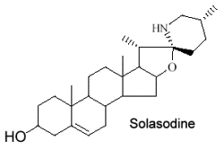 Steroid alkaloid : solasodine