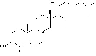 4-Methylcholestan-8(14),24-dien-3b-ol